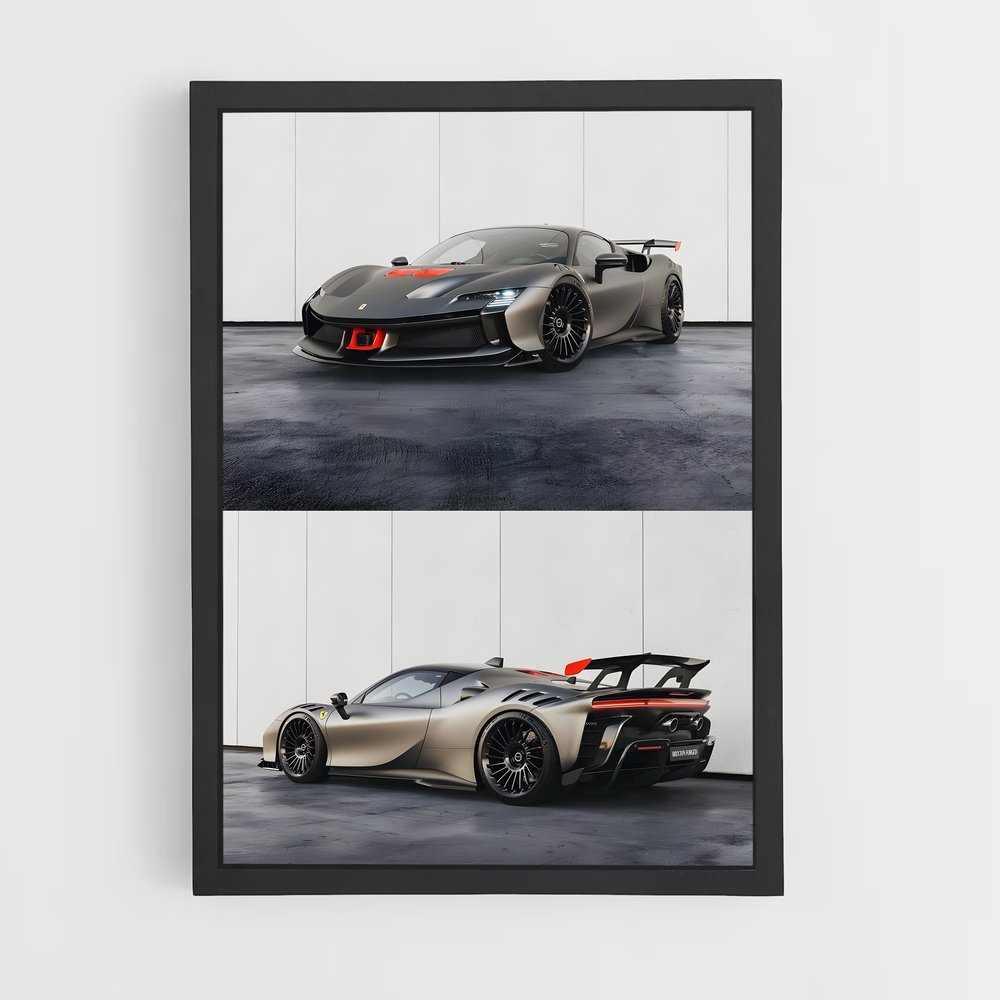 Poster stradale Vitesse supercar – affiche Ferrari (vue 2)